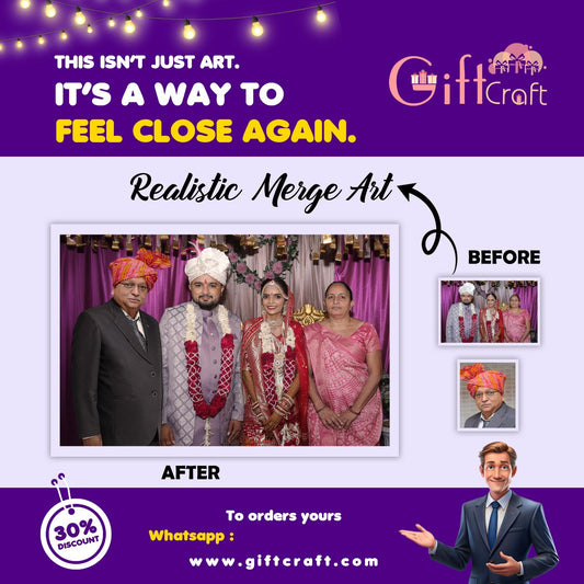 Father & Family Merge Art